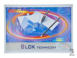 Blok 10szt. techniczny biały A3