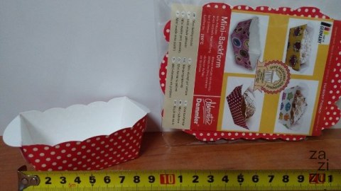 Foremki do pieczenia 7x4x4cm papierowe 10szt. | 23-57 Foremki do pieczenia 7x4x4cm papierowe 10szt. | 23-57