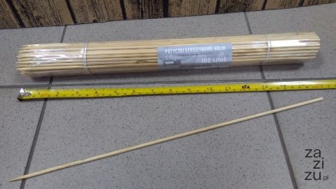 Patyki 100szt do szaszłyków 40cm 27-04 Patyki 100szt do szaszłyków 40cm 27-04
