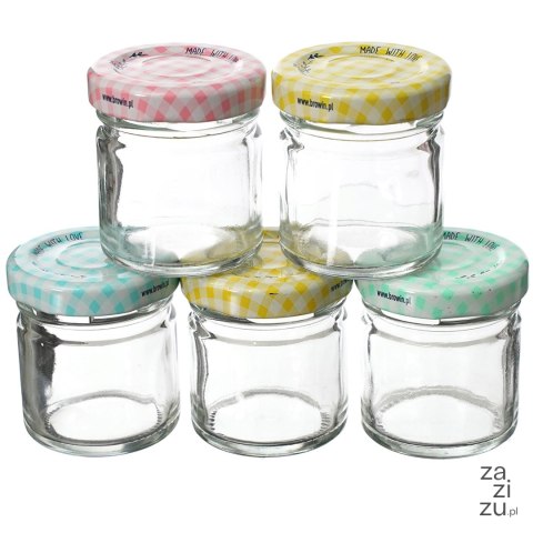Słoik 10szt. 40ml z zakrętką F-43 | 132040 Słoik 10szt. 40ml z zakrętką F-43 | 132040