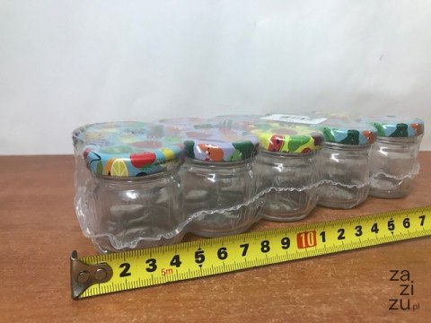 Słoik 10szt. 40ml z zakrętką F-43 | 132040 Słoik 10szt. 40ml z zakrętką F-43 | 132040