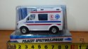 Auto metalowe mini van AMBULANS HKG071