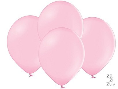 Balony 100szt różowe pastelowe 23 cm - 100szt. 88-06