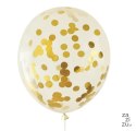 Balony przezroczyste 5szt. z konfetti 30cm | BNK-8575