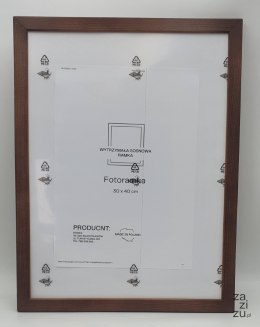 Fotoramka drewniana na zdjęcia dyplomy 30 x 40 cm