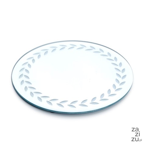 Podstawka szklana 6szt. lusterko fi-15cm Podstawka szklana 6szt. lusterko fi-15cm