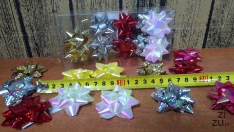 Rozeta metaliczna 24szt. MIX 5cm | ROZ50 Rozeta metaliczna 24szt. MIX 5cm | ROZ50