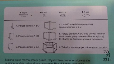 Kojec dla dzieci składany + 50 piłek | TK1011 Kojec dla dzieci składany + 50 piłek | TK1011