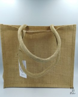 Torba jutowa naturalna 40x35x15cm 3957