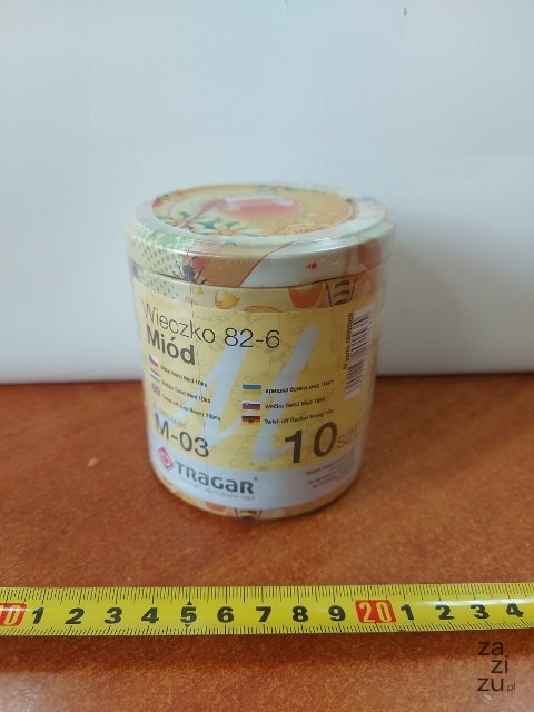 Wieczka fi-82/6 MIÓD 10szt. Wieczka fi-82/6 MIÓD 10szt.