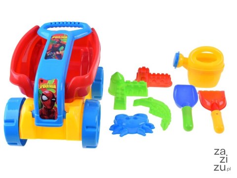 Wózek z zestawem do piasku SPIDERMAN | ZA3117 Wózek z zestawem do piasku SPIDERMAN | ZA3117