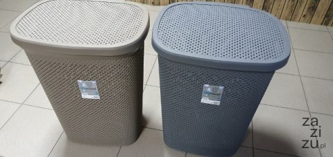 Kosz na pranie z pokrywką 60l DIAMOND | HOB081040 Kosz na pranie z pokrywką 60l DIAMOND | HOB081040
