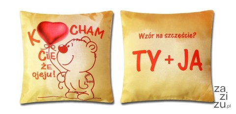 Poduszka dwustronna - Kocham Cię że ojeju! S93