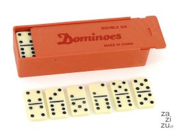 Gra domino w plastikowym pudełku 15x5x3,5cm