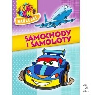 Kolorowanka + naklejki ''KIDS ZONE'' Samochody i samoloty