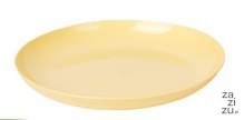Podstawka pod doniczkę 17cm jasno żółta 10szt.