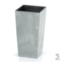 Doniczka z wkładem URBI SQUARE Beton Effect 14xh26,5cm beton