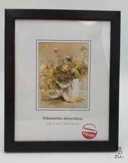 Fotoramka drewniana 20x25 CZARNA