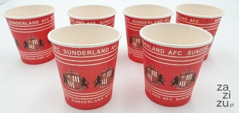 Komplet 6 kubków papierowych SUNDERLAND AFC | AR-297AT