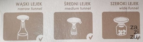 Lejki plastikowe Practic 3 sztuki mix kolorów Lejki plastikowe Practic 3 sztuki mix kolorów