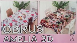 Obrus 120x137cm 3D AMELIA