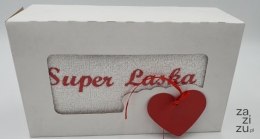 Ręcznik w pudełku 50x100 SUPER LASKA