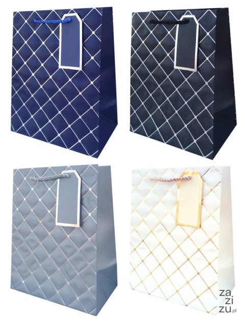 Torebki papierowe tłoczone 12szt. 23x18 nr 409 | QPM-097 Torebki papierowe tłoczone 12szt. 23x18 nr 409 | QPM-097