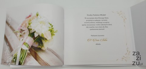 Album A4 Pamiątka W dniu Ślubu od Matki Chrzestnej Album A4 Pamiątka W dniu Ślubu od Matki Chrzestnej
