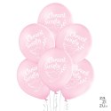 Balony 30cm Chrzest Św. różowe 6szt.