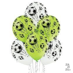 Balony Football 30cm 6 szt. | BN06-258