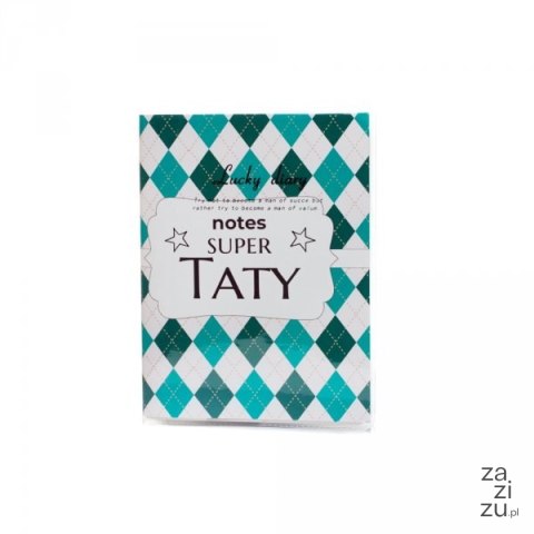 Notes z napisem "Notes Super Taty" - 80 stron