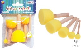 Pędzelki gąbkowe 5szt. | PG-4392