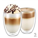 Szklanki termiczne z podwójnym dnem 2szt LATTE LONG DRINK 350ml. SZK01