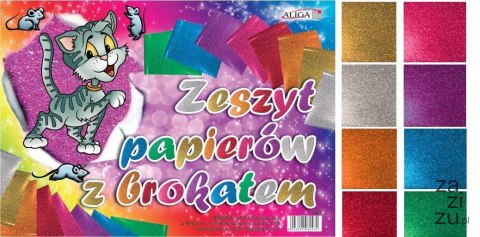 Zeszyt papierów z brokatem B4 | ZB-4