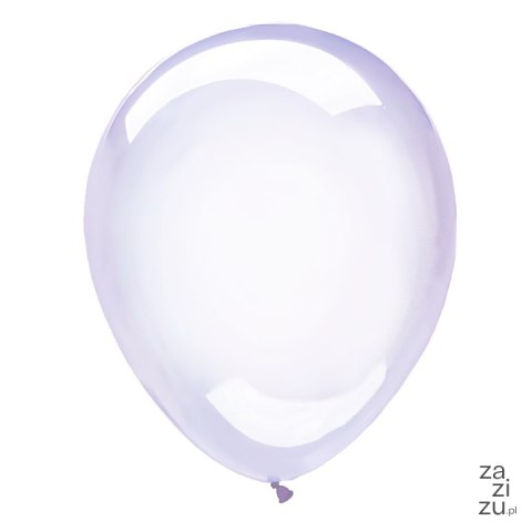 Balon fioletowy transparentny 10cali 12szt 400368 Balon fioletowy transparentny 10cali 12szt 400368