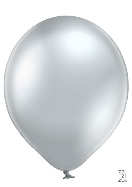 Balony 30cm glossy SREBRNE 8szt. | BAL-16G-601