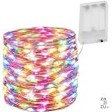 Lampki na druciku 100 LED - multicolor | 1699