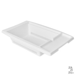 Ociekacz kuchenny na zlew plastic forte 27,5 x 43,5 x 10 cm biały