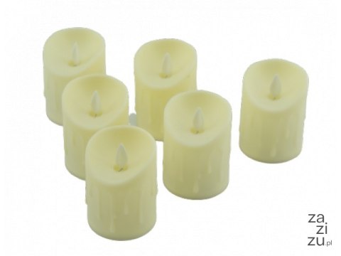 Świeca led z ruchomym płomieniem 12 szt. 6601 Świeca led z ruchomym płomieniem 12 szt. 6601