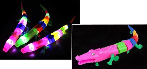 Zabawka jaszczurka świecąca led na baterie 46 cm NT2744 Zabawka jaszczurka świecąca led na baterie 46 cm NT2744