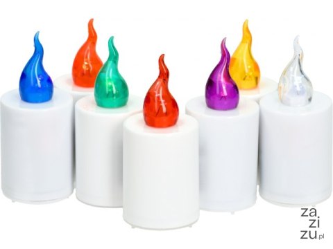 Znicz świetlik LED 5770 Mix - 12 szt. Znicz świetlik LED 5770 Mix - 12 szt.