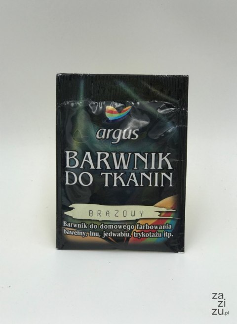 Barwnik do tkanin bez gotowania brązowy 15g