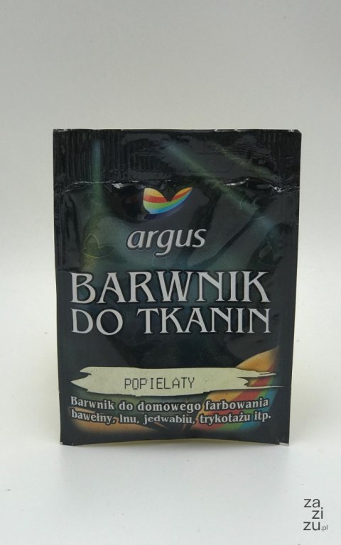 Barwnik do tkanin bez gotowania popielaty 15g