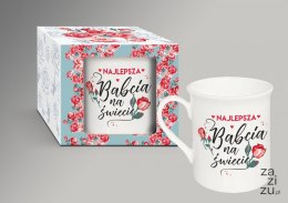 Kubek NBC z rantem 290ml - Najlepsza Babcia na świecie