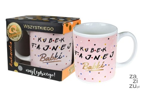 Kubek fajnej babki, jasnoróżowy, 325 ml Q828 Kubek fajnej babki, jasnoróżowy, 325 ml Q828