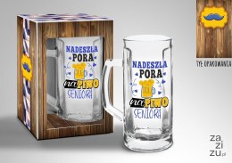 Kufel do piwa Reno Ottica 500ml - Nadeszła pora na piwo seniora