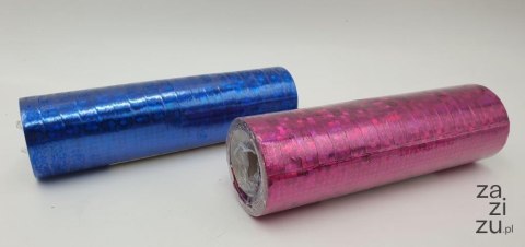 Serpentyna holograficzna 18 rolek różowa SHN-00...