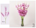 Kwiat sztuczny ORCHIDEA 10szt drobna na łodydze 3-ramienna 50 cm mix KCR-102A,B,C,D,G