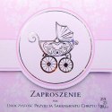 Zaproszenie na Chrzest Św. 10szt. KW LUX