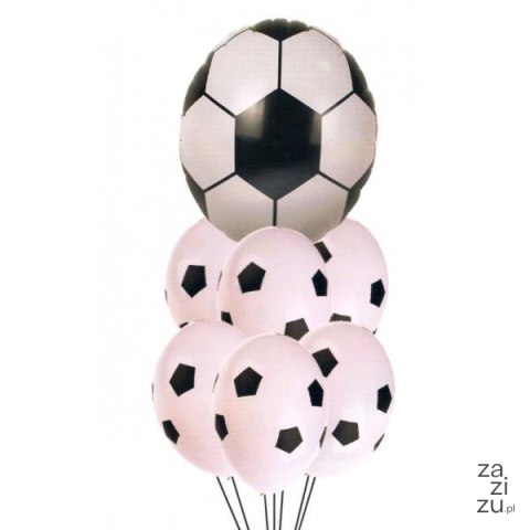 Zestaw balonów "Piłki" 30-46 cm, 7 sztuk